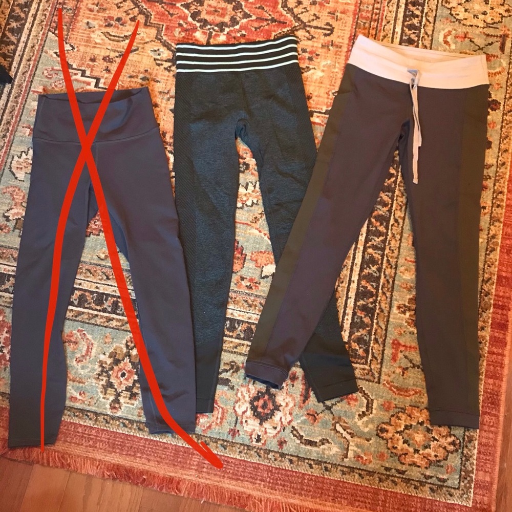 2 pairs of Fabletics leggings